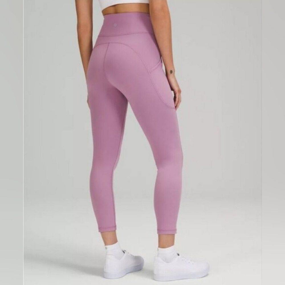 Lululemon Invigorate High Rise Pocket Leggings Jubilee Lilac Size 2